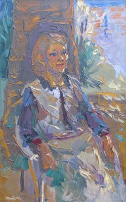 Le portrait de la fille.