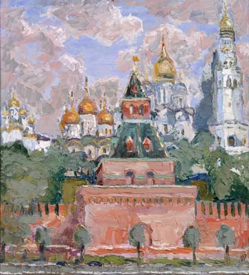 Le paysage du Kremlin.