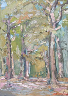 Parc de Viroflay. Dans la chênaie (Forêt de Fausses-Repose).