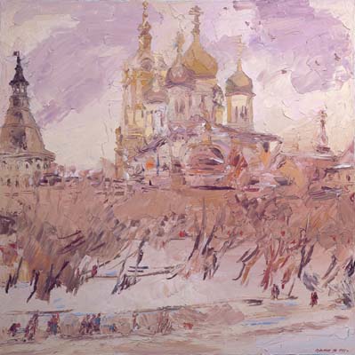 Monastère Novospasski : en mémoire des Romanov.